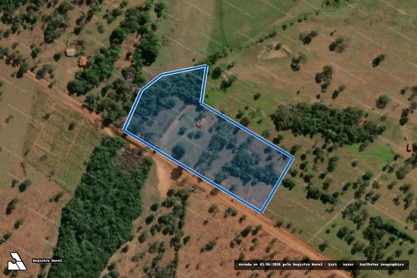Imagem de satélite de FAZENDA ÁGUA LIMPA - PARCELA 02 em Comendador Gomes - MG