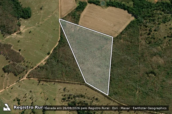 Imagem de satélite de FAZENDA CAPIVARI OU SANTO ANTONIO DO CAPIVARI - ORALDINA PEREIRA RIBEIRO em Jandaia - GO