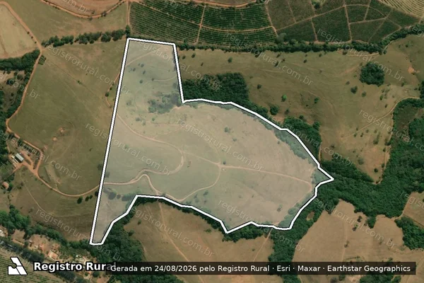 Imagem de satélite de FAZENDA MADRUGADA - Parte 1 em Campanha - MG