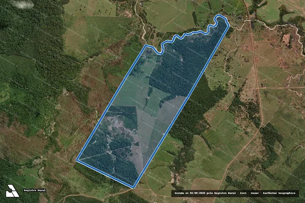 Imagem de satélite de Fazenda Santa Rita III - Parcela 1 em Alta Floresta - MT