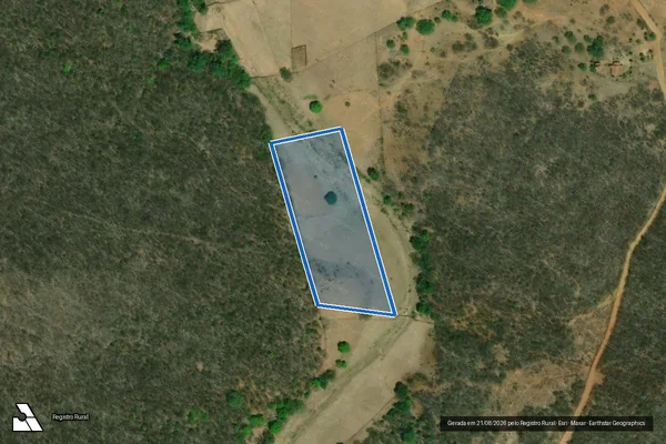 Imagem de satélite de LOTE 57 ? AREA COMUNITARIA VI - AREA COMUNITARIA VI em Santa Teresinha - PB