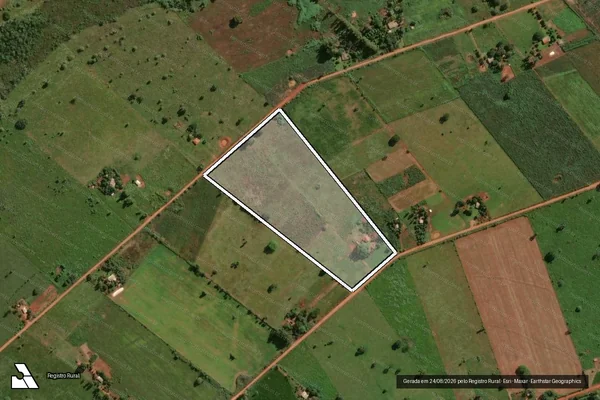 Imagem de satélite de PROJETO DE ASSENTAMENTO FOZ DO RIO AMAMBAI - Lote 122 em Itaquiraí - MS
