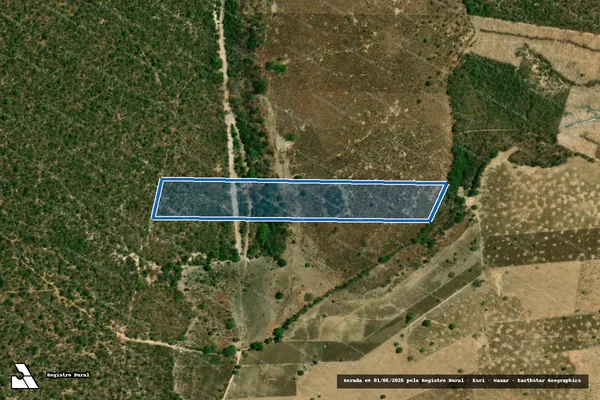 Imagem de satélite de FAZENDA BARREIRO CAPÃO D ANTA - 007 em Correntina - BA