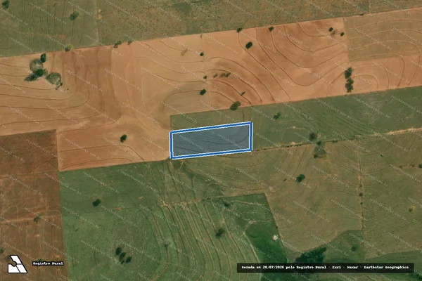 Imagem de satélite de Sítio Bela Vista - 01 em Ribeirão dos Índios - SP