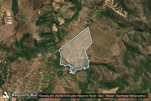 Imagem de satélite de FAZENDA DO BOSQUE, FALICEU E VARGEM GRANDE - Parcela 2 em Funilândia - MG