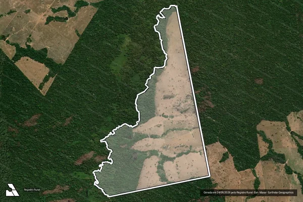 Imagem de satélite de Fazenda Nossa Senhora Aparecida em Cuiabá - MT