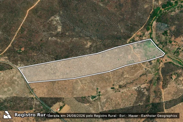 Imagem de satélite de Fazenda Setubal - Parte 2 em Francisco Badaró - MG