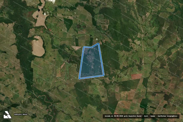 Imagem de satélite de Fazenda Vinhatical - Parte 1 em Aquidauana - MS