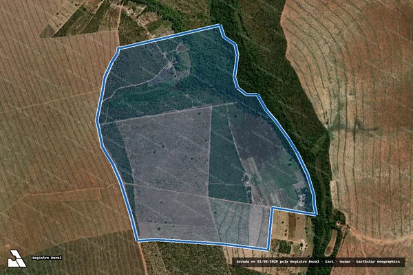 Imagem de satélite de FAZENDA BOA VISTA - Data Curralinho em São Raimundo das Mangabeiras - MA