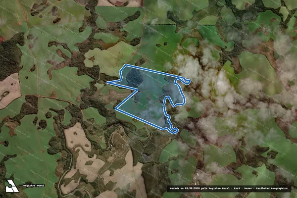 Imagem de satélite de INVERNADA DO MOINHO - Parte 1 em Campos Novos - SC