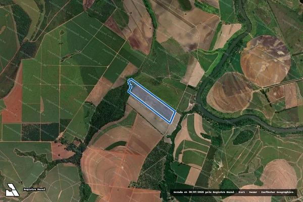 Imagem de satélite de SITIO SÃO JOÃO - PARCELA A em Tambaú - SP