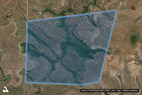 Imagem de satélite de LOTE 26, LOTEAMENTO RIO PERDIDA, GLEBA 10 - Parte 1 em Lizarda - TO