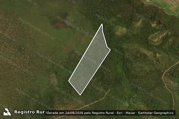 Imagem de satélite de FAZENDA PINDAIBA - Gleba PARTE-09 em Sambaíba - MA