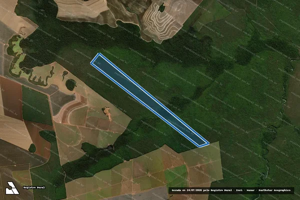 Imagem de satélite de Fazenda Acaray I A - Faz. Acaray I A em Sapezal - MT