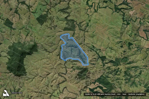 Imagem de satélite de Fazenda Santa Úrsula - Parte 1 em Joaquim Távora - PR