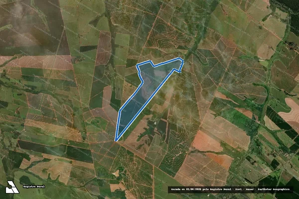 Imagem de satélite de Fazenda São José - Parte 2 em Getulina - SP