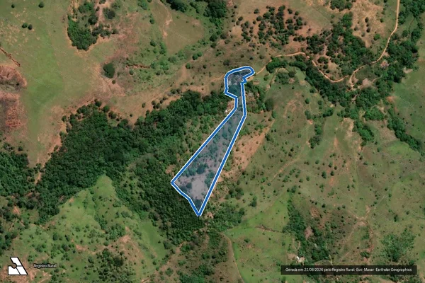 Imagem de satélite de SITIO SÃO JOSÉ - GLEBA 02 em Governador Valadares - MG