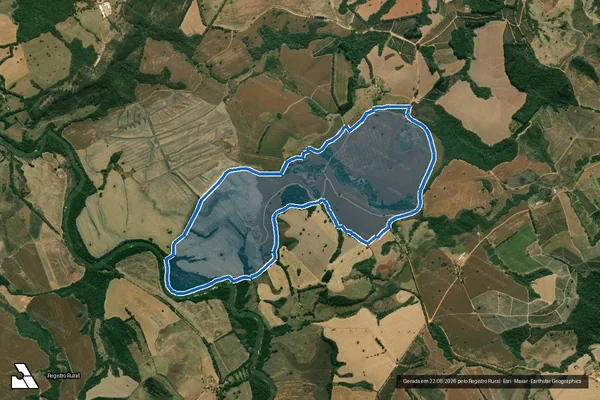 Imagem de satélite de FAZENDA LAGOA - Gleba I em Conceição do Rio Verde - MG