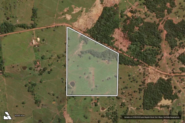 Imagem de satélite de Sitio Pedra Azul - Parte 1 em São José do Povo - MT