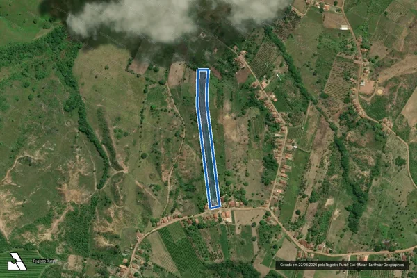 Imagem de satélite de SITIO DA PAZ - GLEBA em Salgado - SE