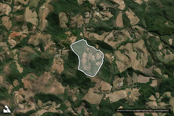 Imagem de satélite de Capão do Rego - Parte 1 em Ressaquinha - MG