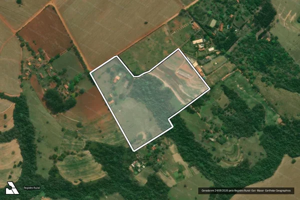 Imagem de satélite de CHÁCARA IMBITUBA/SANTA LINA em Tatuí - SP