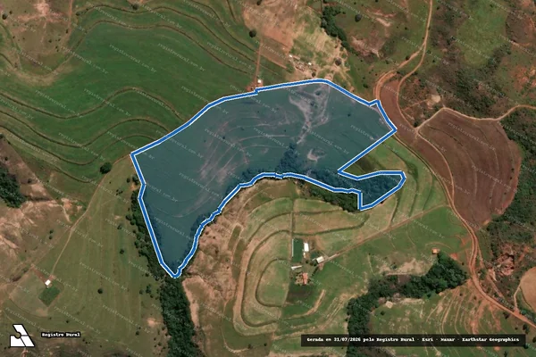 Imagem de satélite de Fazenda Ventania - 02 em Tiros - MG
