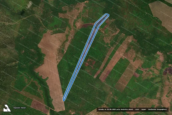 Imagem de satélite de FAZENDA MARAVILHA - PARTE 01 em Buriti Bravo - MA
