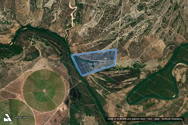 Imagem de satélite de PA Vereda Grande- LOTE 102 - PARTE I em Urucuia - MG