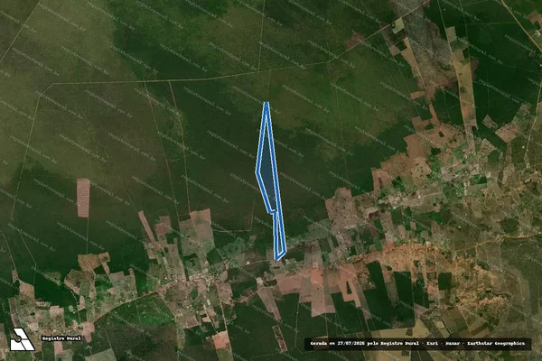 Imagem de satélite de FAZENDA NEGRA MINA - FAZENDA NEGRA MINA Gleba C em Tabocas do Brejo Velho - BA