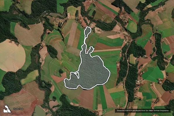 Imagem de satélite de PE CRISTO REI ? LOTES - LOTE 42B em Chiapetta - RS