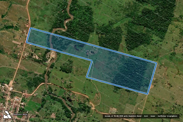 Imagem de satélite de Lote 99/R da Gleba 26 do P.IC Ouro Preto - Lote 99/R da Gleba 26 do P.I.C Ouro Preto em Vale do Paraíso - RO