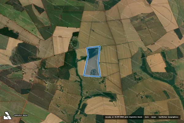 Imagem de satélite de FAZENDA MONTE ALTO ?SANTO ANTONIO? - 19.758 em Iturama - MG