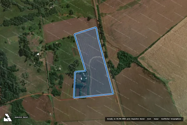 Imagem de satélite de Sitio do Luizão - Sitio do Luizão em Bossoroca - RS