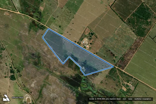 Imagem de satélite de FAZENDA UNIÃO-ANTONIO E OUTROS em Barra do Choça - BA