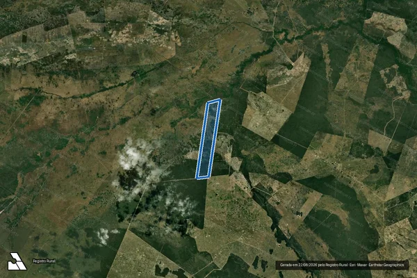 Imagem de satélite de FAZENDA FLORIDA - GLEBA em Porto Murtinho - MS