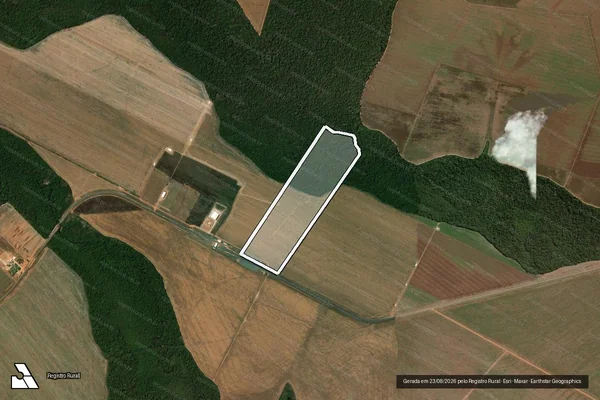 Imagem de satélite de Lote 05 da Secção   A   do Loteamento Rural Gleba Iracema - Parte 1 em Nova Mutum - MT