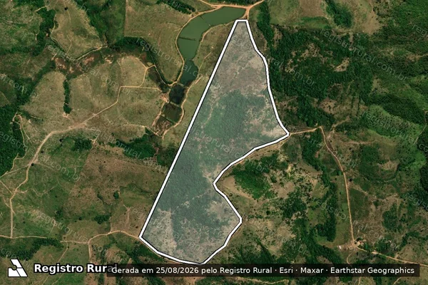 Imagem de satélite de Fazenda Serrana - Parte 4 em Marabá - PA