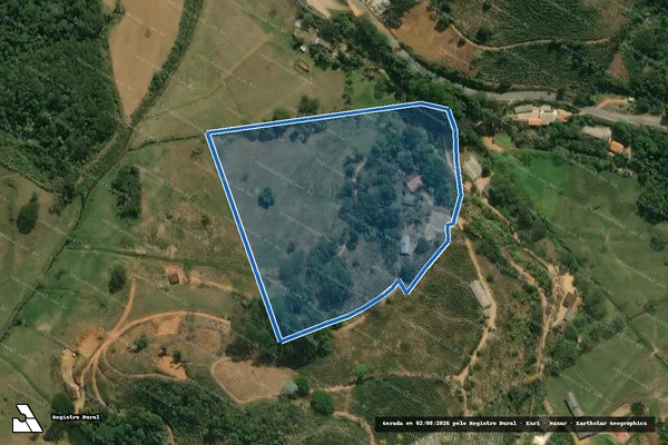 Imagem de satélite de SITIO KEKO - MAT. 2616 em Venda Nova do Imigrante - ES