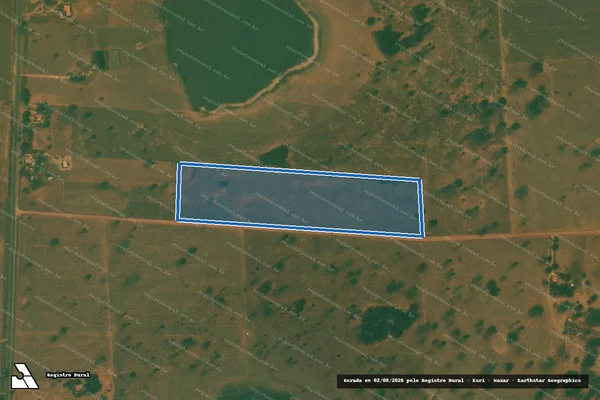 Imagem de satélite de SITIO SAO FRANCISCO - PARCELA 02 em Curvelândia - MT