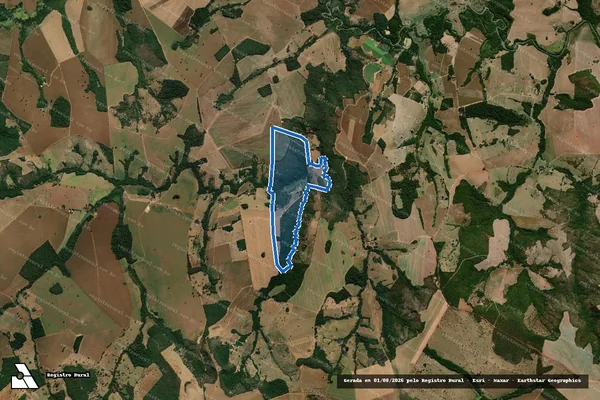 Imagem de satélite de FAZENDA SANTA BARBARA - Parte 1 em Vianópolis - GO