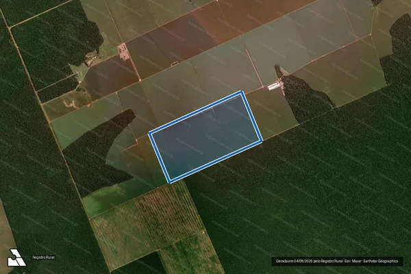 Imagem de satélite de Fazenda Santo Expedito III - PARTE 2 em Nova Maringá - MT