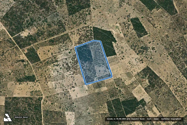Imagem de satélite de FAZENDA URUÇU - Parcela 1 em Quixabeira - BA