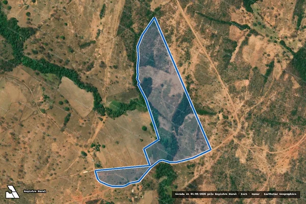 Imagem de satélite de FAZENDA CURIMATAÍ E VITORINO - Parte 1 em Buenópolis - MG
