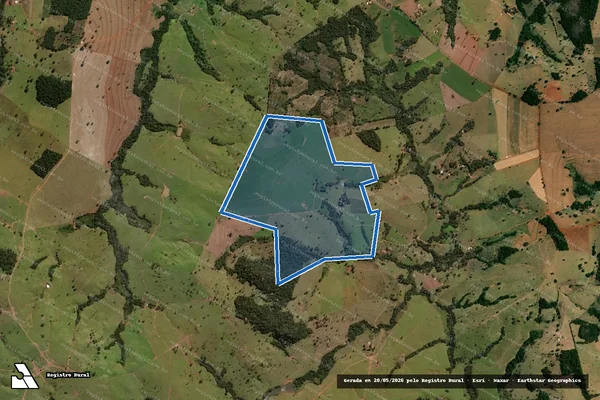 Imagem de satélite de FAZENDA MONJOLINHO - Única em Itaberaí - GO