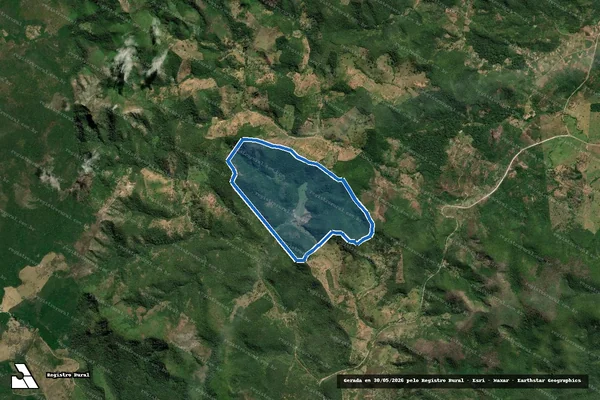 Imagem de satélite de FAZENDA TUPAN - Parte 1 em Almenara - MG