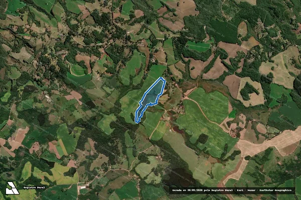Imagem de satélite de CACHOEIRA - Parte 1 em Piraí do Sul - PR