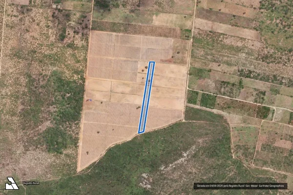 Imagem de satélite de Fazenda Cachoeirinha II - Lote 37 em Sento Sé - BA