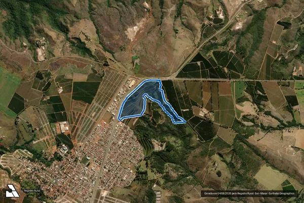 Imagem de satélite de FAZENDA MARQUES - Parcela 1 em Serra do Salitre - MG