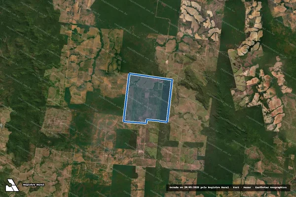 Imagem de satélite de Fazenda Santa Cecília - Parte2 em Cumaru do Norte - PA